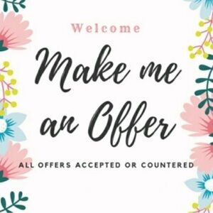 Floral Welcome Sign - Pink and Green